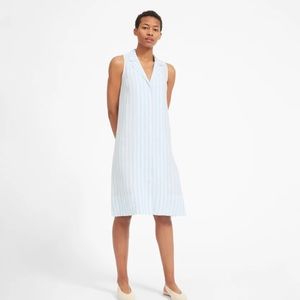 Everlane Notch Linen Sleeveless Dress